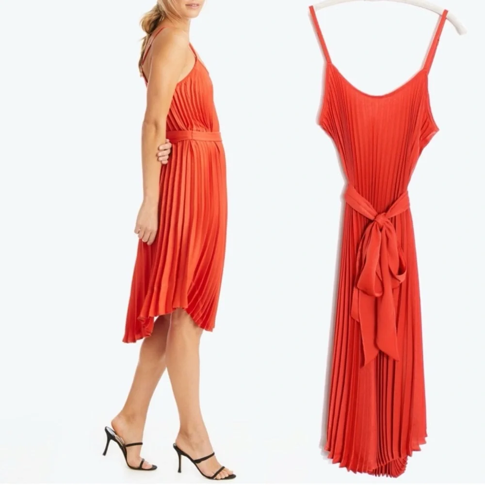 Xirena Charli Pleated Midi Dress in Redondo size Small - Picture 2 of 6